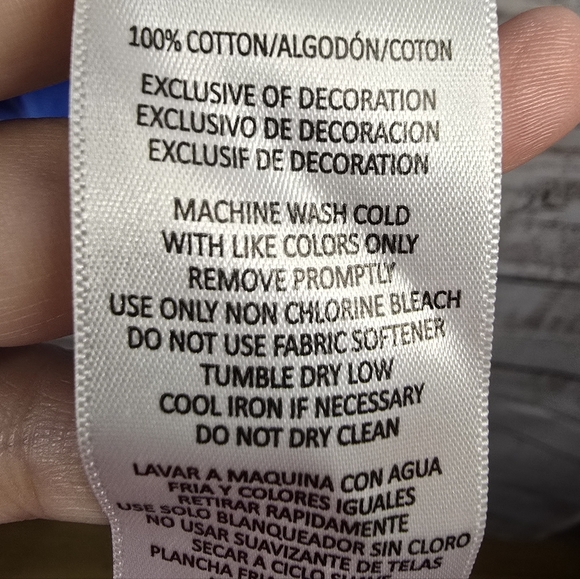 NWT Calvin Klein Performance Solid Blue Womens Size Small Shortsleeve Tee - Picture 5 of 5